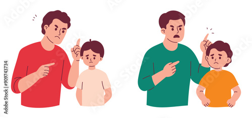 Father Scolding His Child
