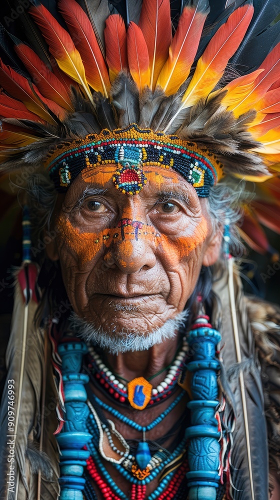 photo, portrait of a native Indonesian tribe, front view, intricate detail, taken with IMAX Laser with generative ai photo, portrait of a native Indonesian tribe, front view, intricate detail, taken with IMAX Laser with generative ai