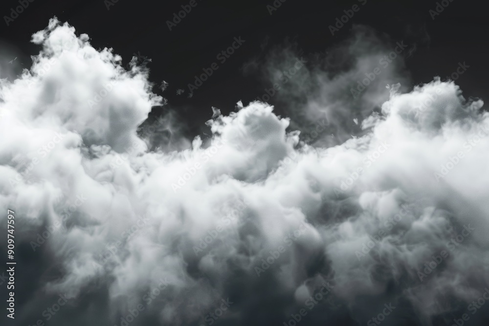 White Clouds against a Dark Sky White Clouds against a Dark Sky
