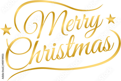 golden text merry christmas 2
