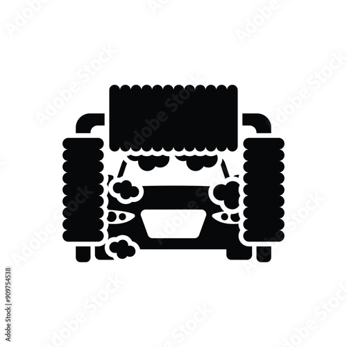 Car wash vector icon