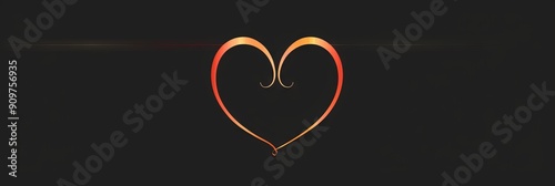 Heart Icon, Love Symbol Valentine Silhouette Wedding Pictogram Simple Heart