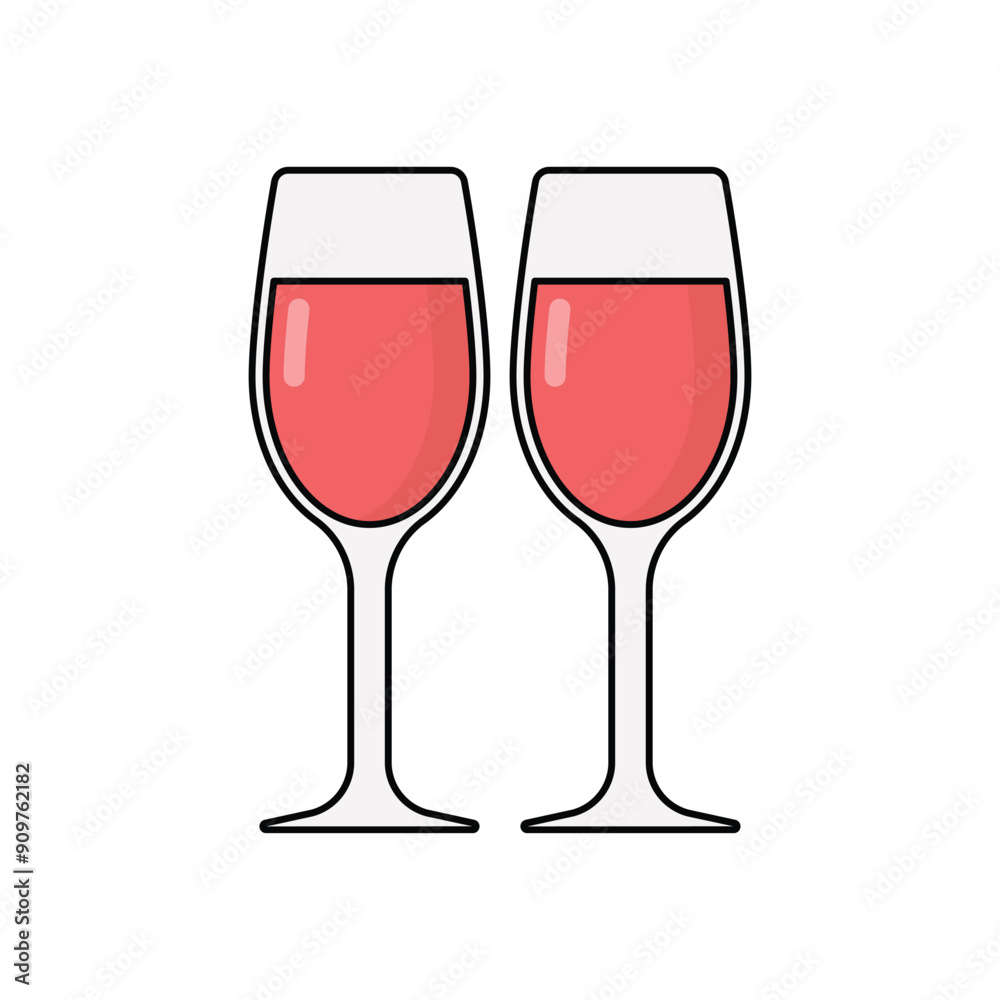 Champagne vector icon Champagne vector icon