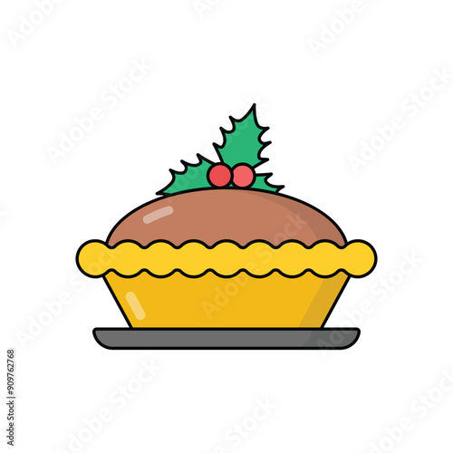 Minced Pie  vector icon