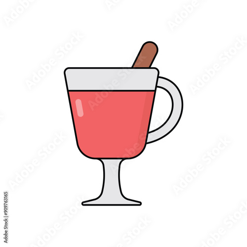 Mulled Wine vector icon