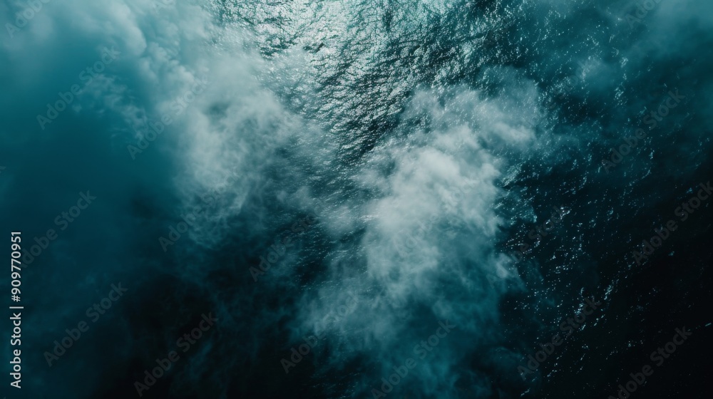 Mysterious view above the Ocean: A Small Boat Illuminated by Ethereal Lights, Surrounded by Clouds and Waves, Graphic Resources, Wallpapers, Brochure, Websites, banner, Advertising, background Mysterious view above the Ocean: A Small Boat Illuminated by Ethereal Lights, Surrounded by Clouds and Waves, Graphic Resources, Wallpapers, Brochure, Websites, banner, Advertising, background