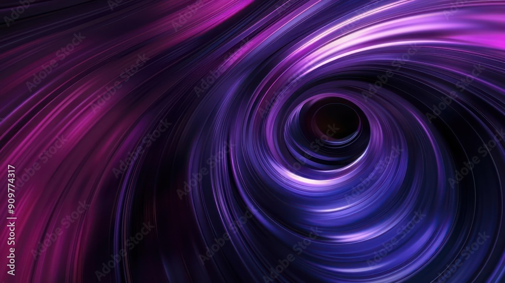 Purple and blue shiny glossy twisted vortex tunnel Purple and blue shiny glossy twisted vortex tunnel