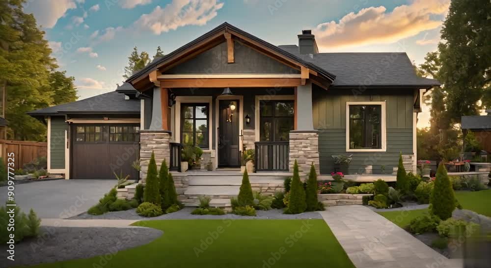 house in the garden