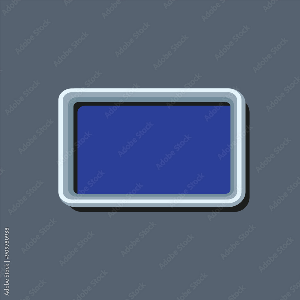 blue blank frame in vector design. blue blank frame in vector design.