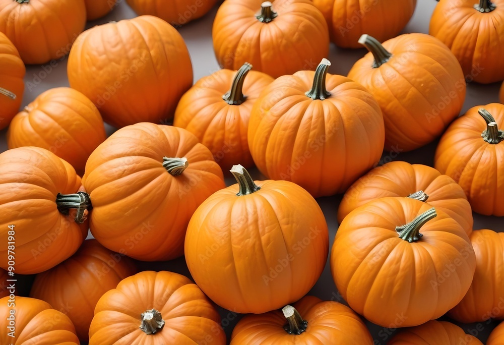 Pumpkin isolated on white background, full depth of field, ai Pumpkin isolated on white background, full depth of field, ai