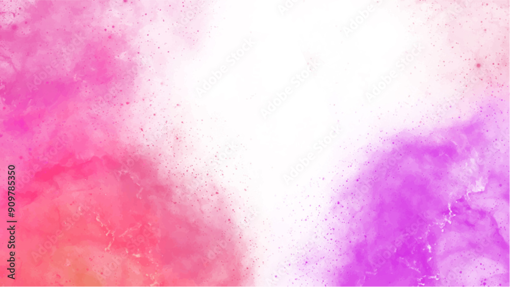 Fototapeta premium Abstract pink watercolor background.Hand painted watercolor. vector