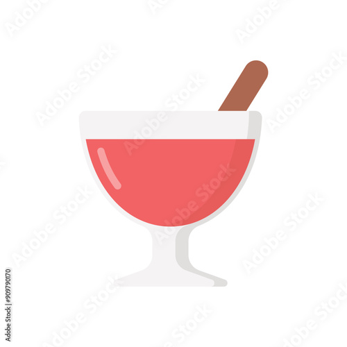 Eggnog vector icon