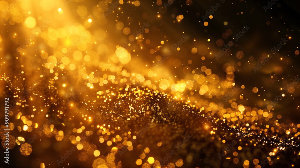 Golden Shower: Particles Descending from the Sky