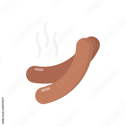 Sausages vector icon