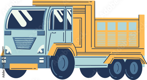 Dump Truck Illustration