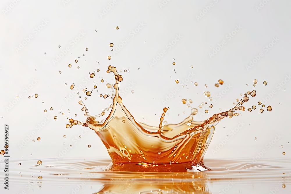 Vinegar splash isolated on white background Vinegar splash isolated on white background
