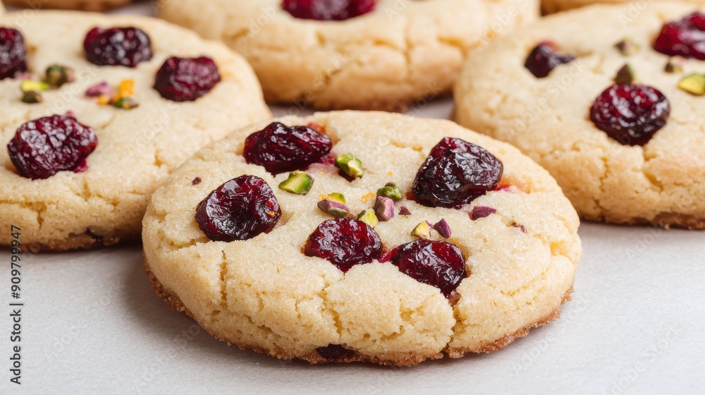 Homemade cranberry pistachio cookies Homemade cranberry pistachio cookies