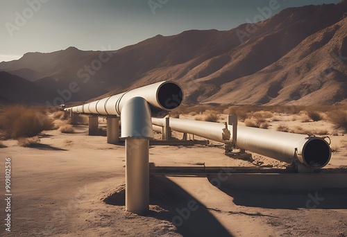mojave pipeline desert pipe gas oil water california aqueduct cargo conduit cylinder delivering delivery duct energy engineering equipment fossil fuel fueling industrial industry