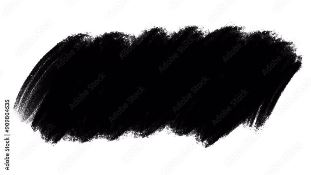Painting Black Brush background for titles or other your text. Watercolor art. Abstract background.