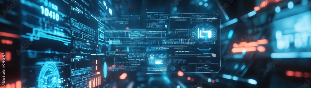 Futuristic AI Automating Assessments with Holographic Displays in Sci-Fi Setting Futuristic AI Automating Assessments with Holographic Displays in Sci-Fi Setting