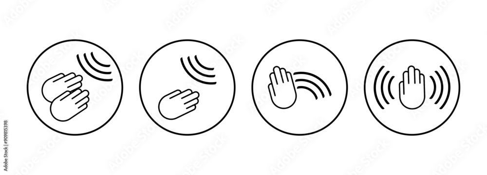 Contactless Hand Hygiene: Automatic Hand Sensor, Soap Dispenser, and Dryer - Vector Illustration Contactless Hand Hygiene: Automatic Hand Sensor, Soap Dispenser, and Dryer - Vector Illustration