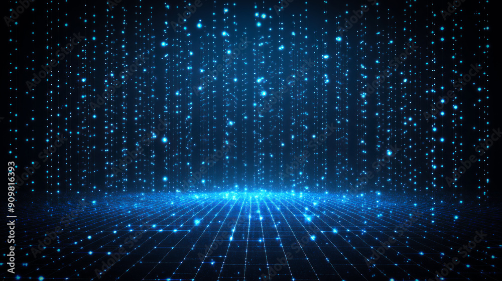 A blue background with a lot of small blue dots A blue background with a lot of small blue dots