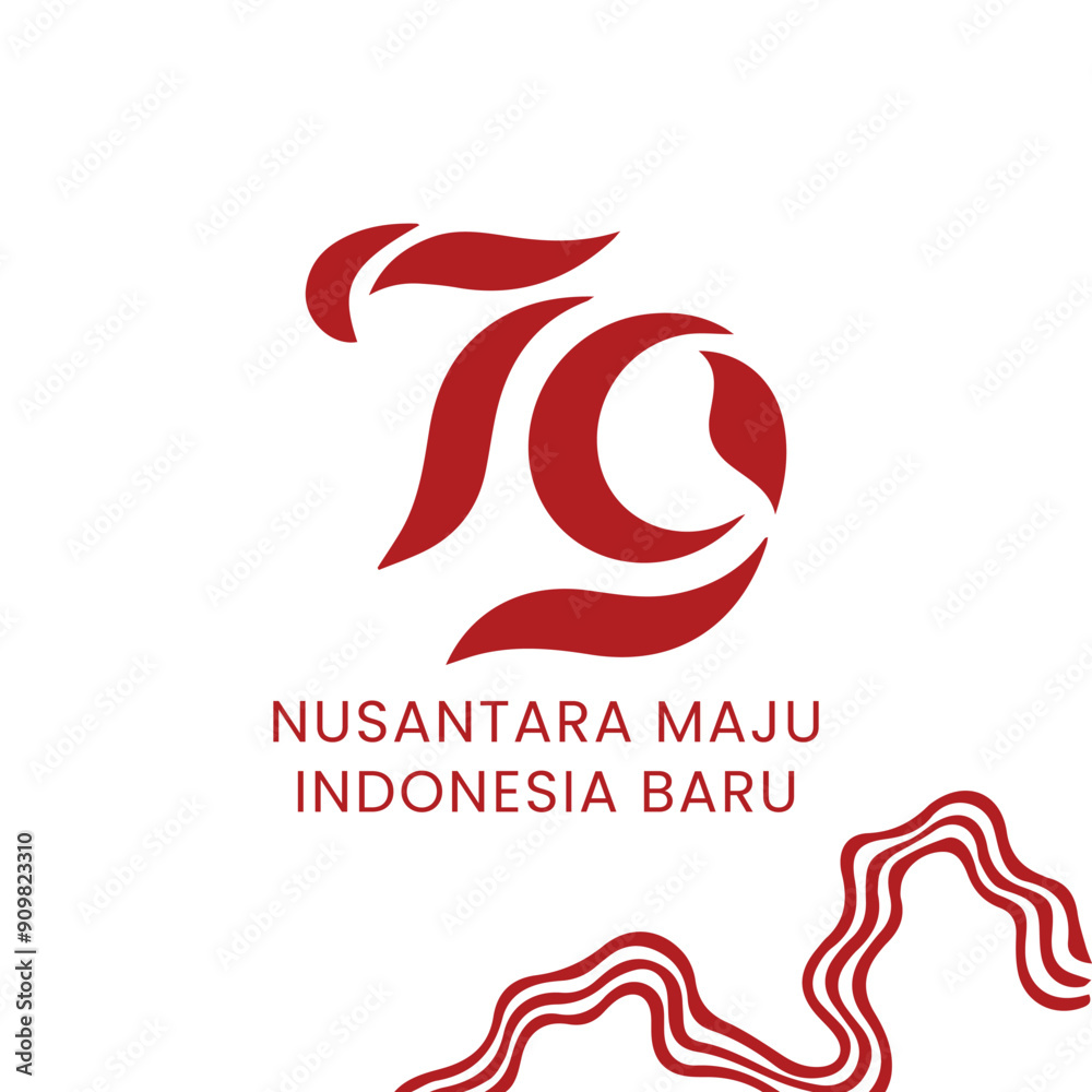Obraz premium Indonesia independence day
