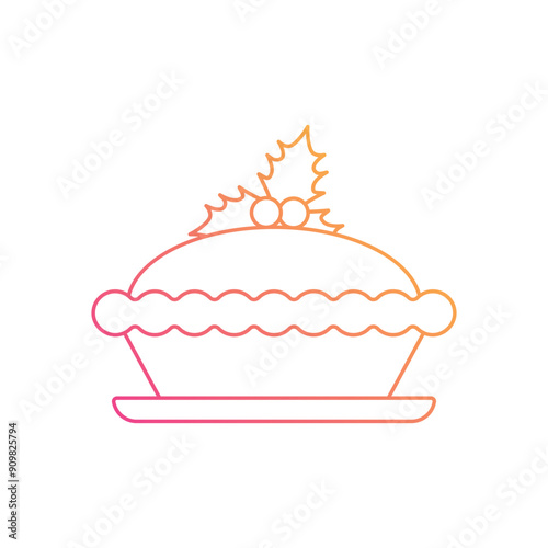 Minced Pie  vector icon