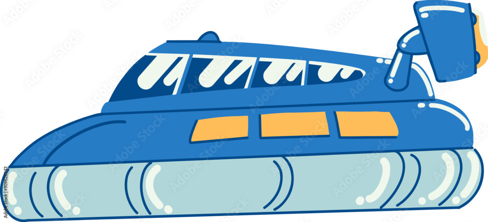 Foto Hover Craft Illustration