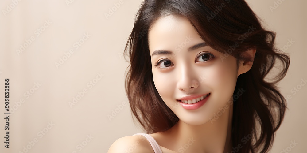 깨끗하고 상쾌한 피부를 가진 아름다운 젊은 아시아 여성, 얼굴 관리, 얼굴 트리트먼트, 미용, 뷰티 및 스파, 아시아 여성 초상화. 깨끗하고 상쾌한 피부를 가진 아름다운 젊은 아시아 여성, 얼굴 관리, 얼굴 트리트먼트, 미용, 뷰티 및 스파, 아시아 여성 초상화.