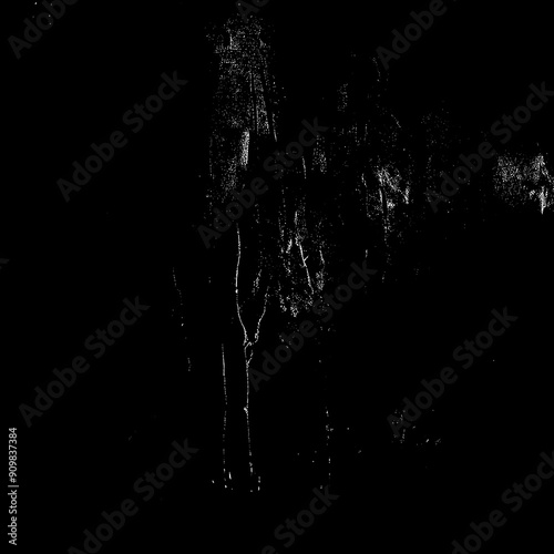 Dark Grunge Texture with Abstract Brushstrokes