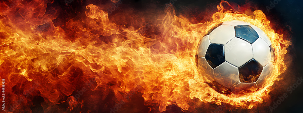 Fototapeta premium Inferno Soccer Spirit