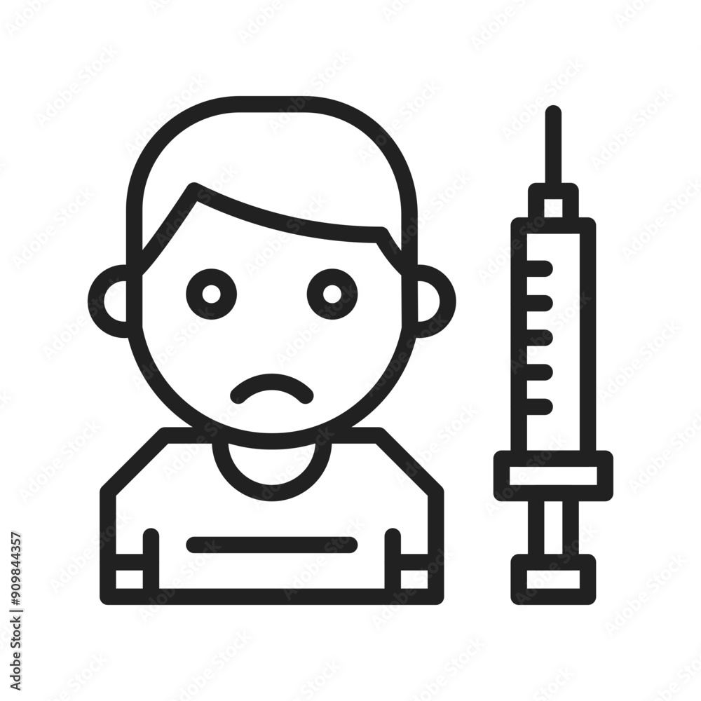 Getting Injection icon vector image.Suitable for use on web apps, mobile apps and print media. Getting Injection icon vector image.Suitable for use on web apps, mobile apps and print media.