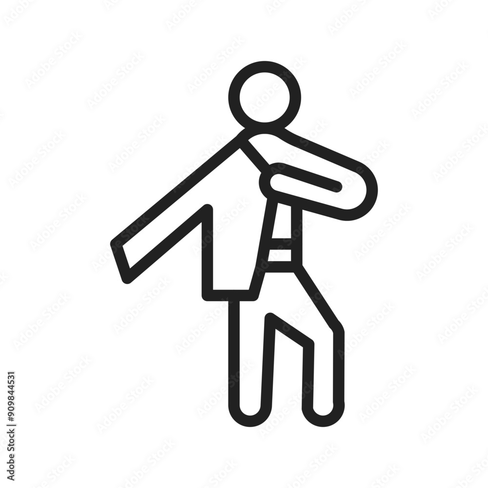 Putting on Shirt icon vector image.Suitable for use on web apps, mobile apps and print media. Putting on Shirt icon vector image.Suitable for use on web apps, mobile apps and print media.