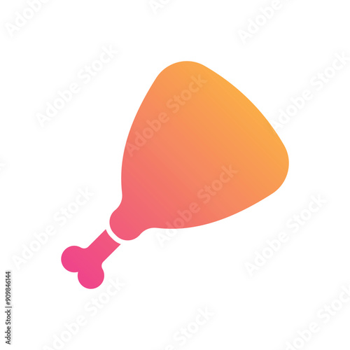 Ham Leg vector icon