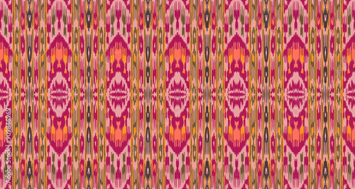 ikat seamless pattern  