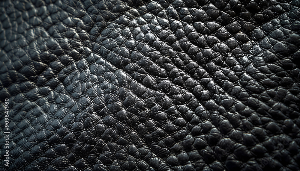 Closeup of black eco leather texture with dark grey synthetic material Closeup of black eco leather texture with dark grey synthetic material