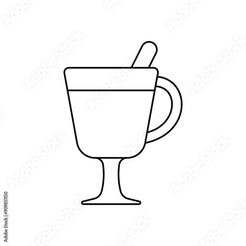 Mulled Wine vector icon