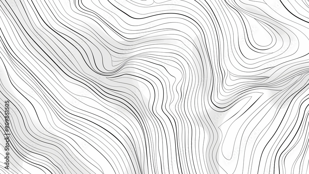 Artistic wavy line abstract background with white background Artistic wavy line abstract background with white background