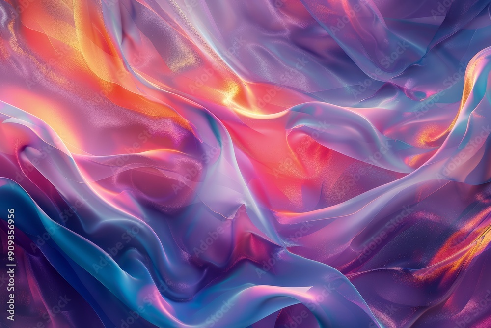 Obraz premium Futuristic abstract art background with vivid colors