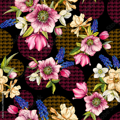 Floral seamless pattern 