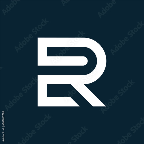 RE R E Letter Logo Design in Black Colors. Creative Modern Letters Vector Icon Logo Illustration