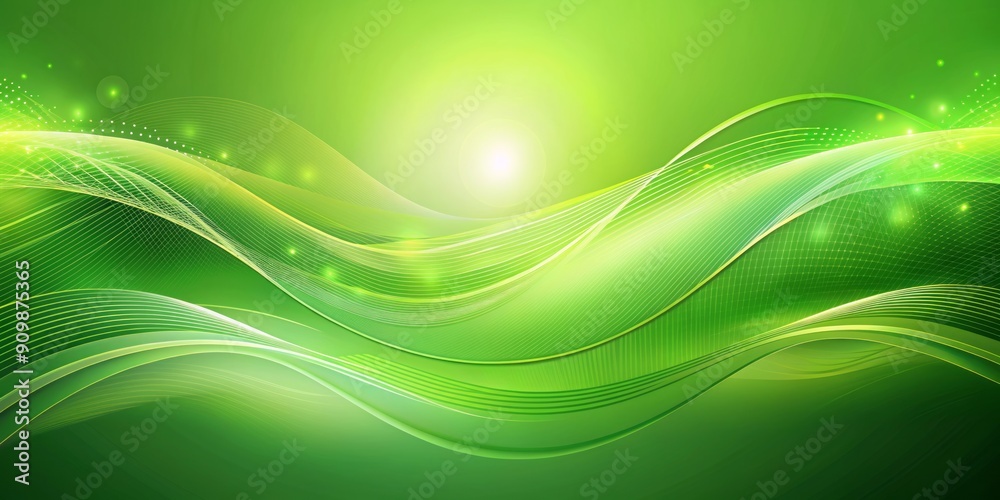 Vibrant green abstract background featuring intricate wavy patterns and subtle gradient effect, perfect for business, technology, or environmental concept designs. Vibrant green abstract background featuring intricate wavy patterns and subtle gradient effect, perfect for business, technology, or environmental concept designs.