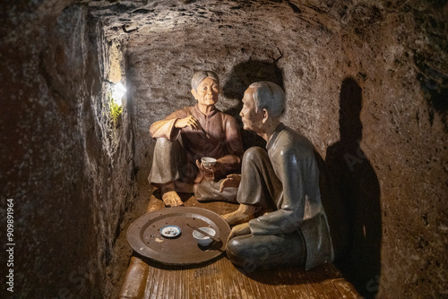 Tunnels de Vinh Moc, Vietnam photo