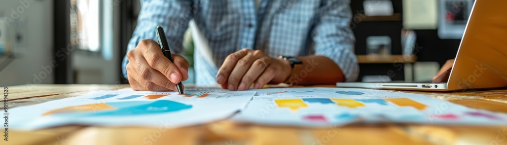 Financial growth planning, executives reviewing reports, modern office, digital tools, focused and strategic Financial growth planning, executives reviewing reports, modern office, digital tools, focused and strategic