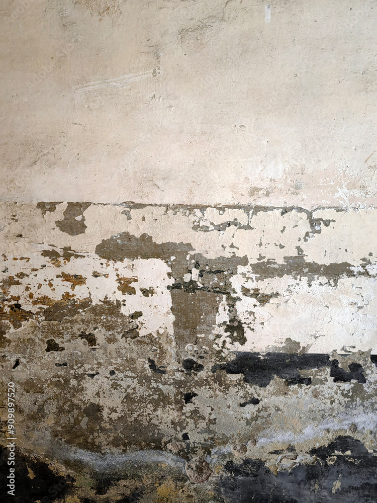 Detail of the surface of the old plaster - old grunge wall Detail of the surface of the old plaster - old grunge wall