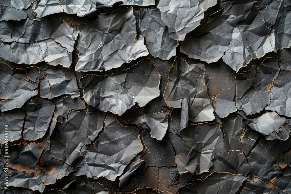 Burnt and crumpled paper sheet, cut out, ai Burnt and crumpled paper sheet, cut out, ai
