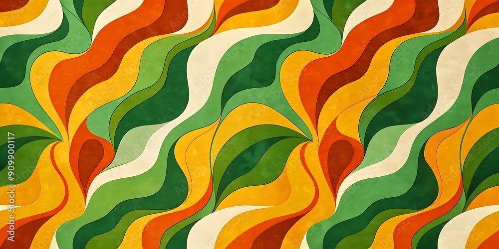 Orange green yellow groovy wavy aesthetic wallpaper Orange green yellow groovy wavy aesthetic wallpaper