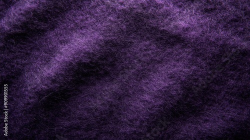 Deep Plum Felt Background - Smooth Texture, Top View