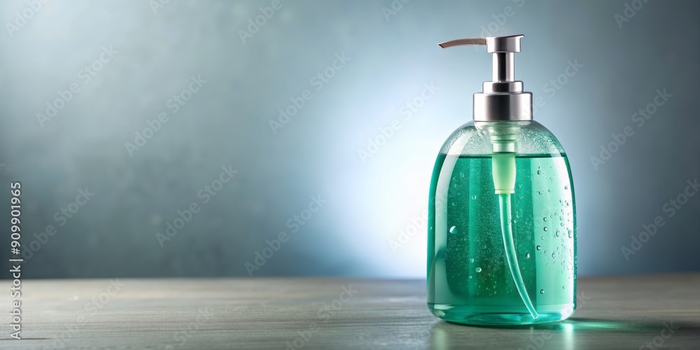 Female hands using liquid soap. Female clean care wash sanitary. Generate ai